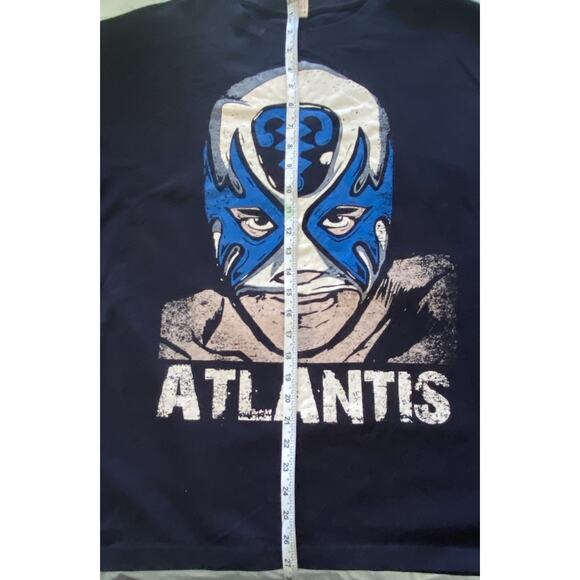 Lucha Libre Atlantis Mexican Wrestler T-Shirt Size L 42" Chest 27"L - Picture 5 of 5
